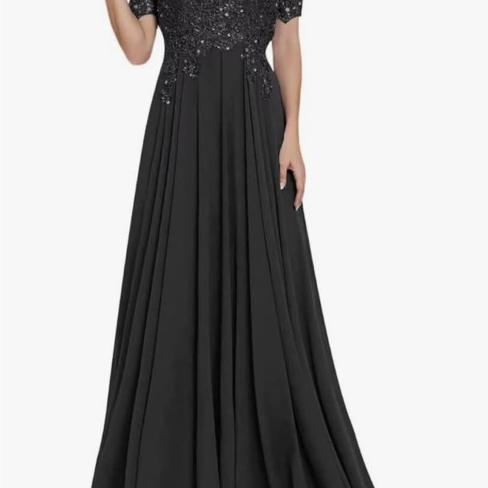 Elegant Black Evening Gown